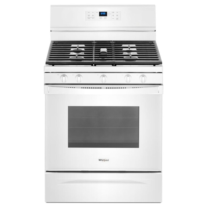 Whirlpool 5.0 cu. ft. Whirlpool® gas convection oven with Frozen Bake™ technology White WFG550S0HW Picture 1