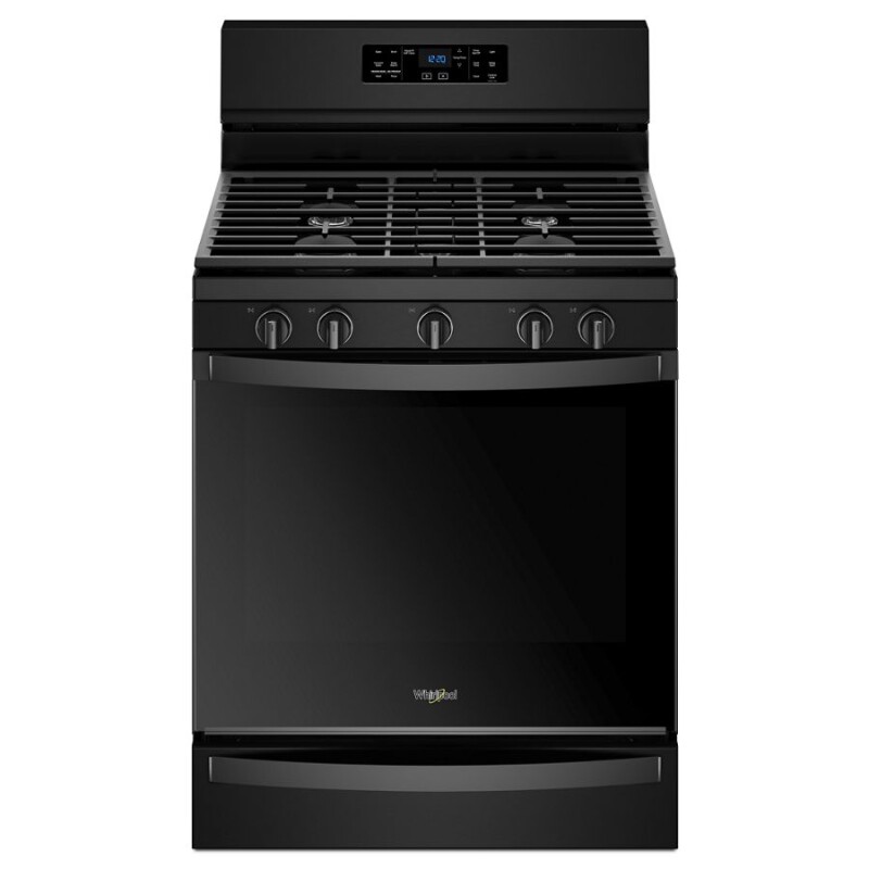 Whirlpool 5.8 cu. ft. Freestanding Gas Range with Frozen Bake™ Technology Black WFG775H0HB Picture 1
