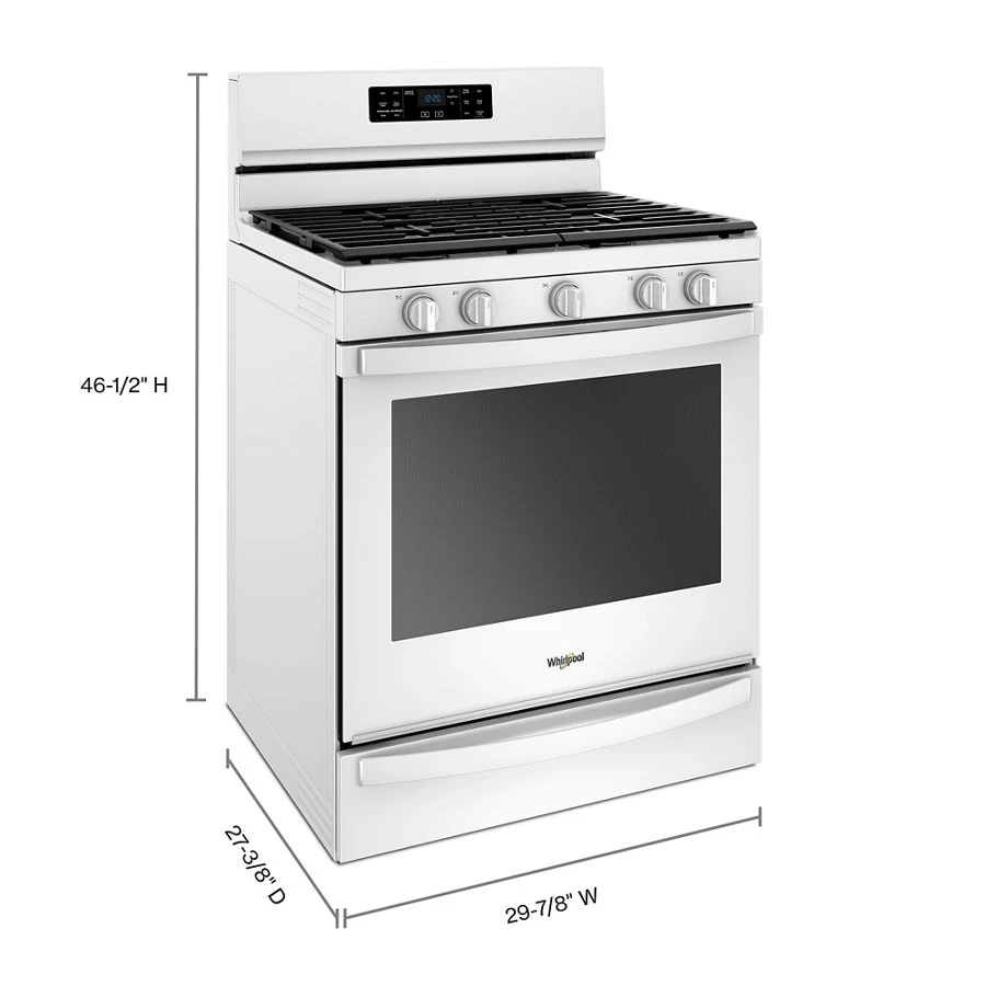 5.8 cu. ft. Freestanding Gas Range with Frozen Bake™ Technology WFG775H0HW