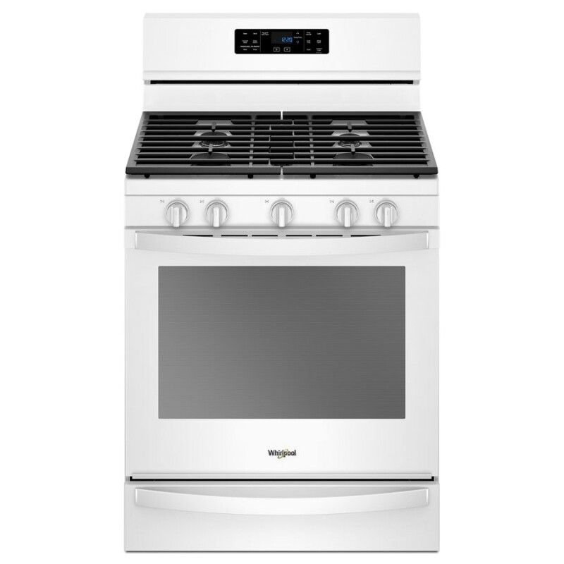 Whirlpool 5.8 cu. ft. Freestanding Gas Range with Frozen Bake™ Technology White WFG775H0HW Picture 1