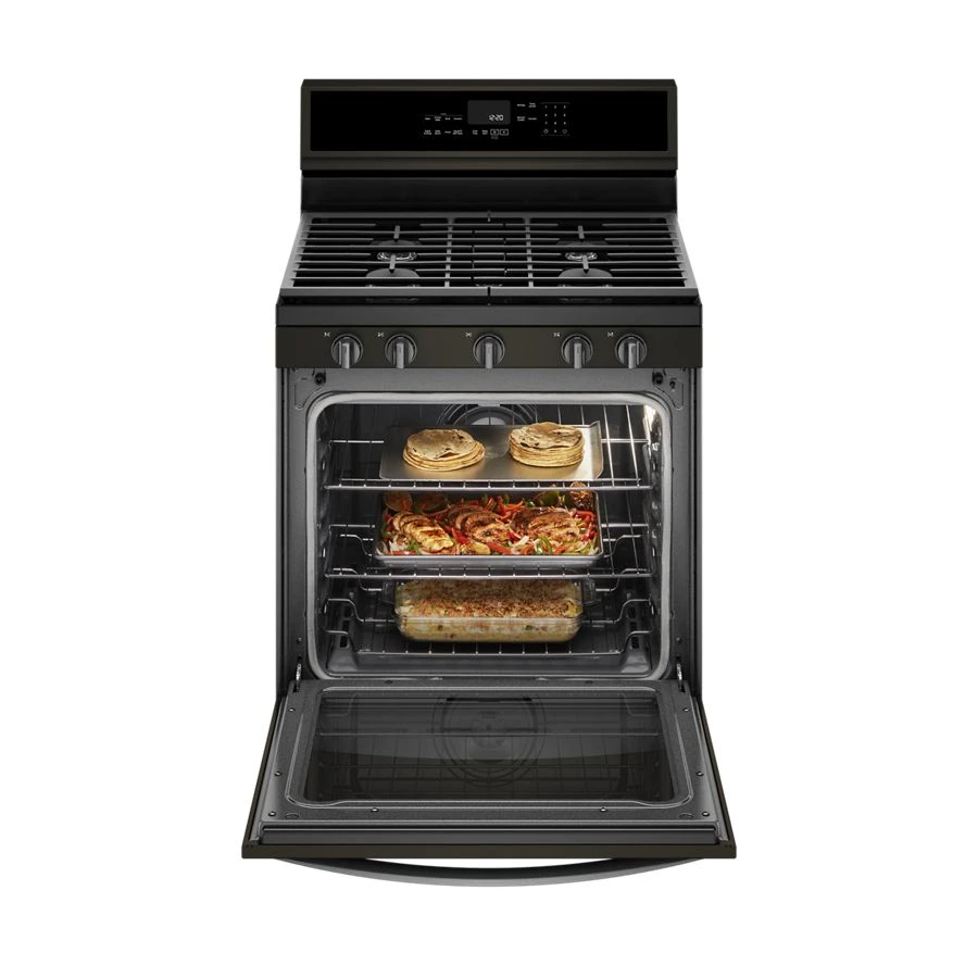 5.8 cu. ft. Smart Freestanding Gas Range with EZ-2-Lift™ Grates WFG975H0HV