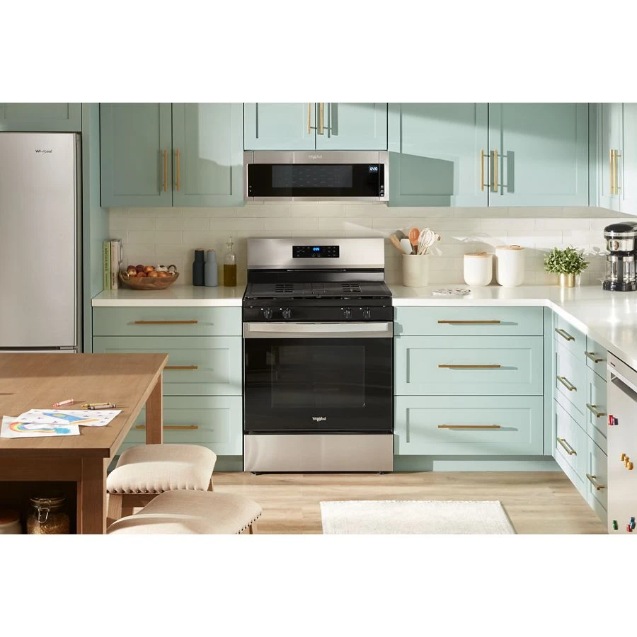 30-inch Self Clean Gas Range with No Preheat Mode WFGS3530RS
