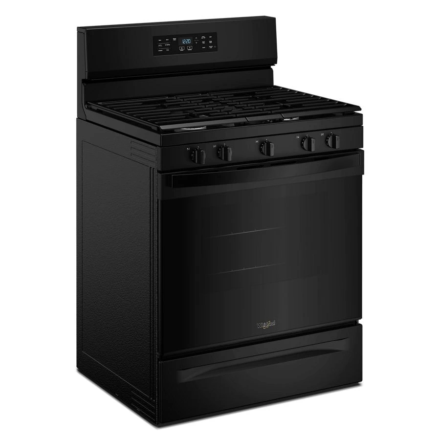 30-inch Gas Range with Air Cooking Technology and Steam Clean WFGS4530SB