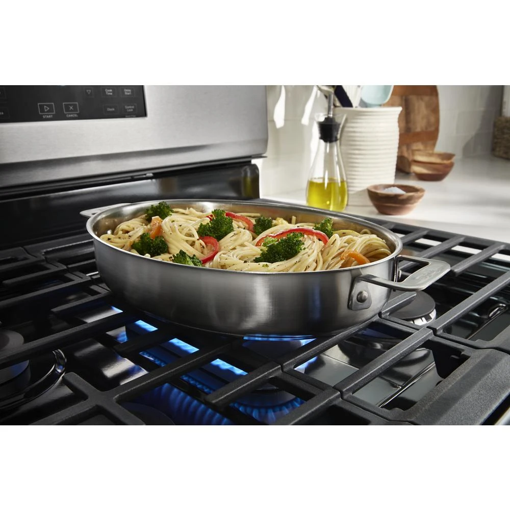 30-inch Gas Range with Air Cooking Technology and Steam Clean WFGS4530SS