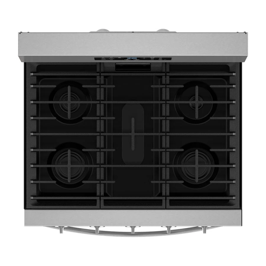 30-inch Gas Range with Air Cooking Technology, No Preheat Air Fry and Air Baking and Self Clean WFGS5030RS