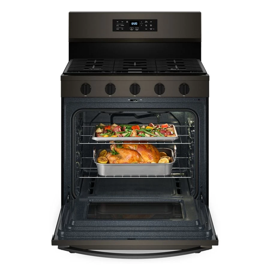 30-inch Gas Range with Air Cooking Technology, No Preheat Air Fry and Air Baking and Self Clean WFGS5030RV