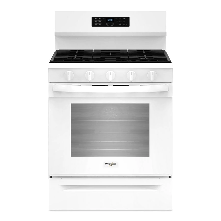 30-inch Gas Range with Air Cooking Technology, No Preheat Air Fry and Air Baking and Self Clean WFGS5030RB