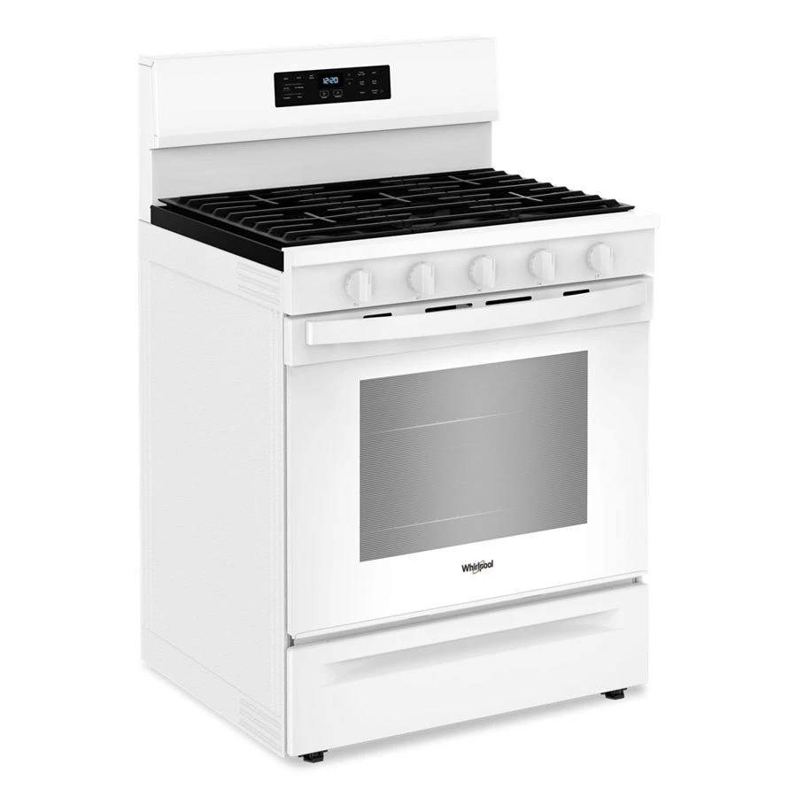 30-inch Gas Range with Air Cooking Technology, No Preheat Air Fry and Air Baking and Self Clean WFGS5030RW