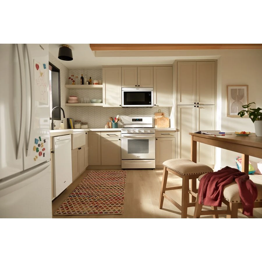 30-inch Gas Range with Air Cooking Technology, No Preheat Air Fry and Air Baking and Self Clean WFGS5030RW