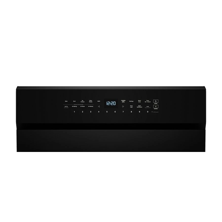 30-inch Smart Gas Range with Air Cooking Technology, No Preheat Air Fry, Steam/Self Clean and High Speed Preheat WFGS7530RB