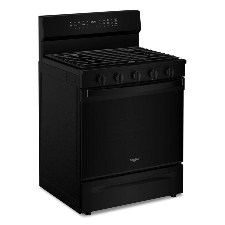 30-inch Smart Gas Range with Air Cooking Technology, No Preheat Air Fry, Steam/Self Clean and High Speed Preheat WFGS7530RB