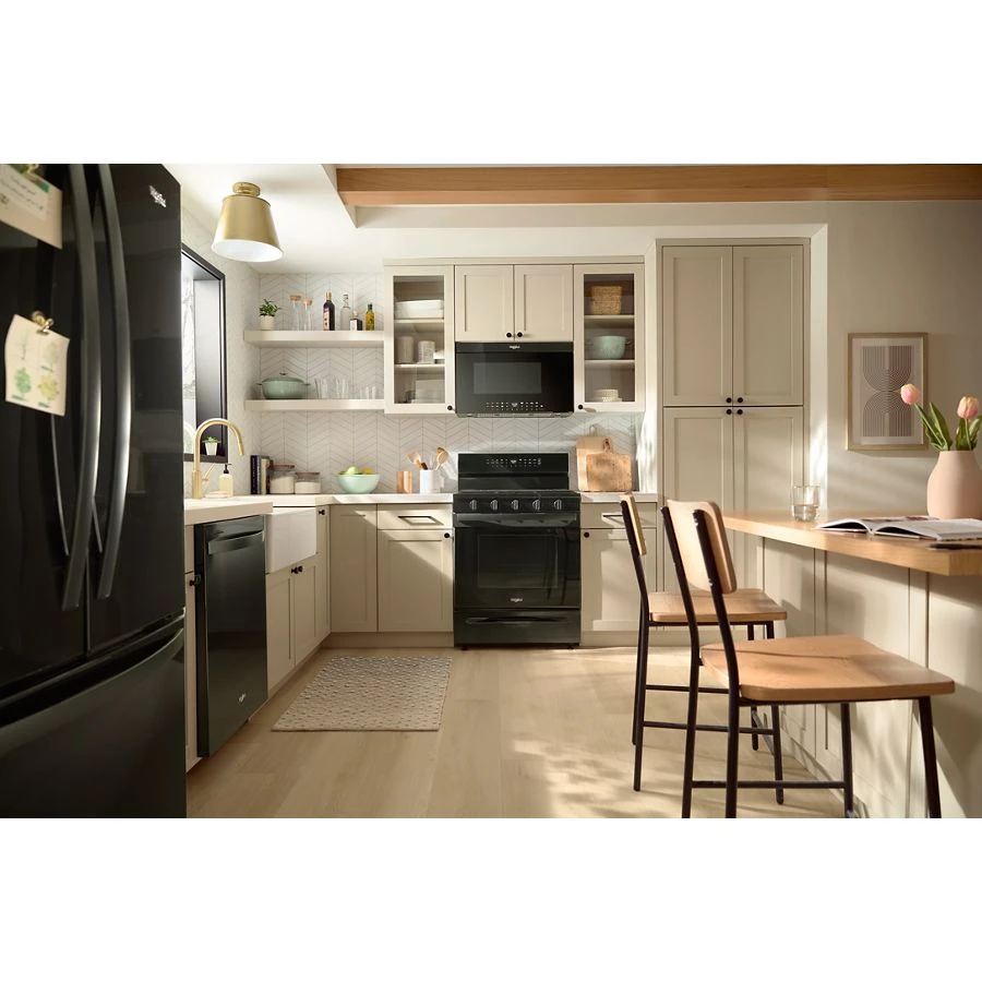 30-inch Smart Gas Range with Air Cooking Technology, No Preheat Air Fry, Steam/Self Clean and High Speed Preheat WFGS7530RB
