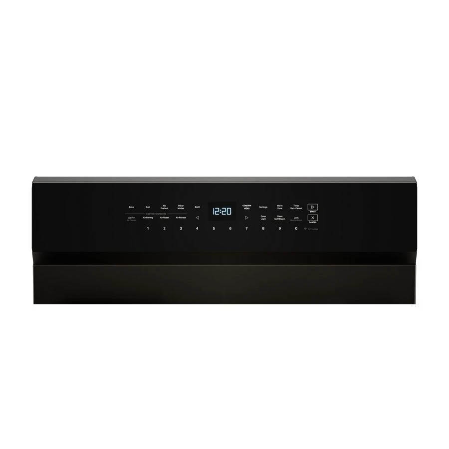 30-inch Smart Gas Range with Air Cooking Technology, No Preheat Air Fry, Steam/Self Clean and High Speed Preheat WFGS7530RV