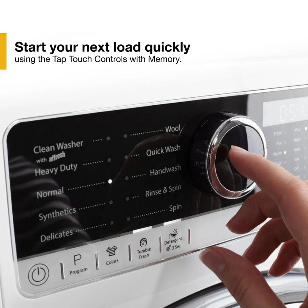 2.3 cu. ft. 24" Compact Washer with Detergent Dosing Aid option WFW5090JW