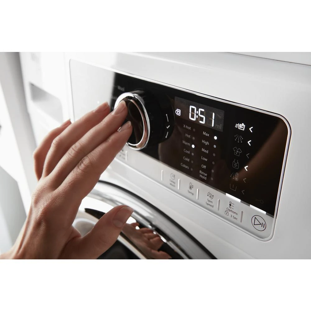 2.3 cu. ft. 24" Compact Washer with Detergent Dosing Aid option WFW5090JW