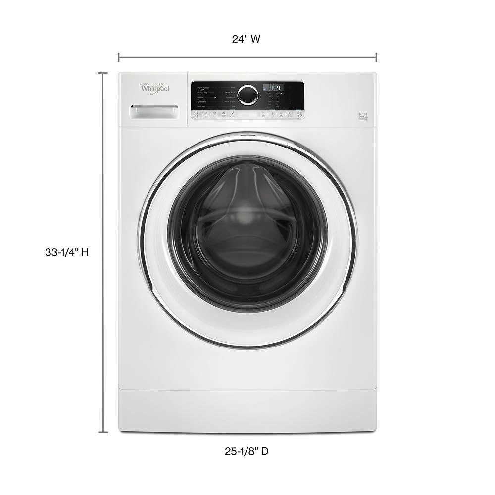 2.3 cu. ft. 24" Compact Washer with Detergent Dosing Aid option WFW5090JW