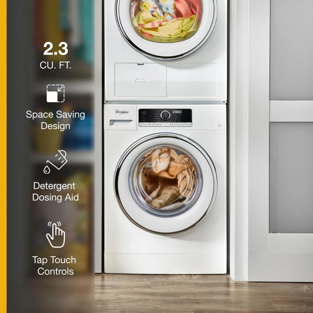 2.3 cu. ft. 24" Compact Washer with Detergent Dosing Aid option WFW5090JW