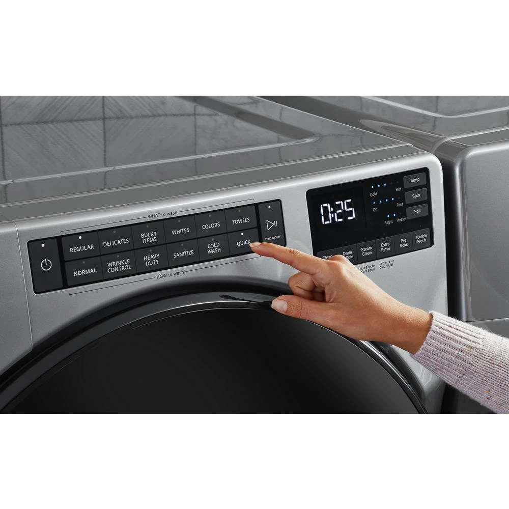 4.5 Cu. Ft. Front Load Washer with Quick Wash Cycle WFW5605MC