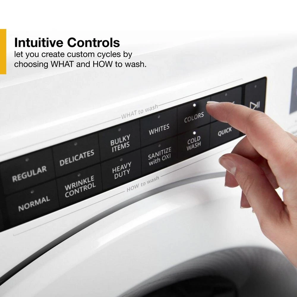 4.3 cu. ft. Closet-Depth Front Load Washer with Intuitive Controls WFW560CHW