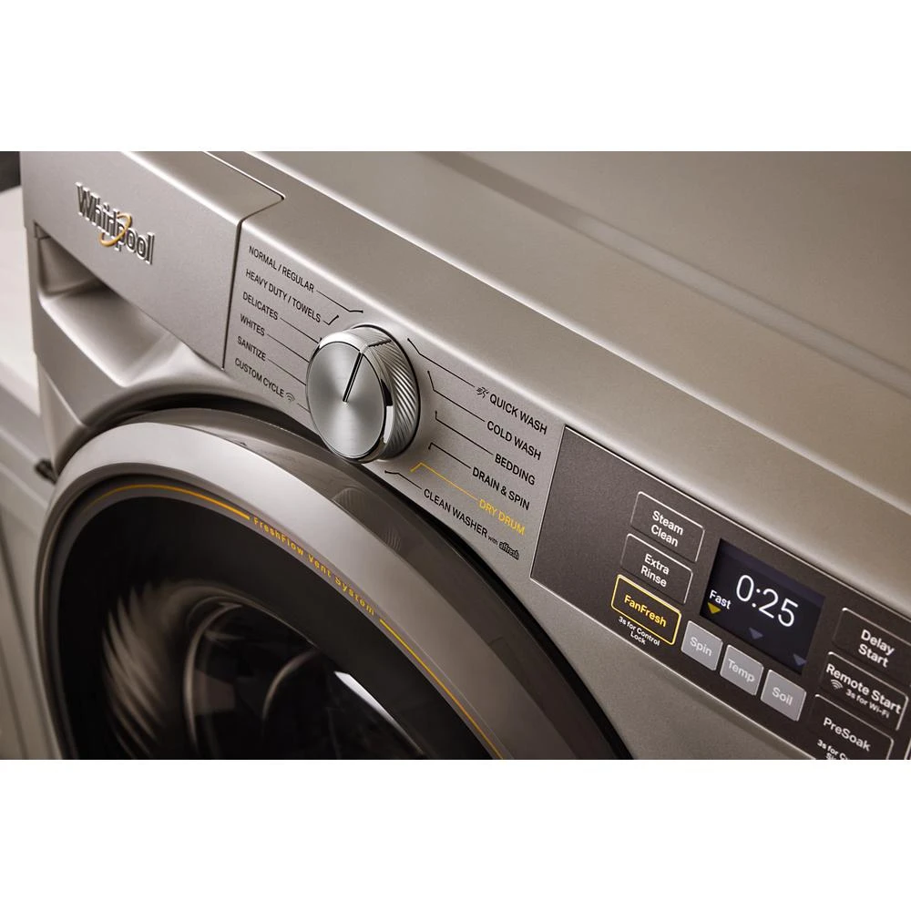 4.5 cu. ft. Smart Front Load ENERGY STAR® Washer with FreshFlow™ Vent System WFW5720RR