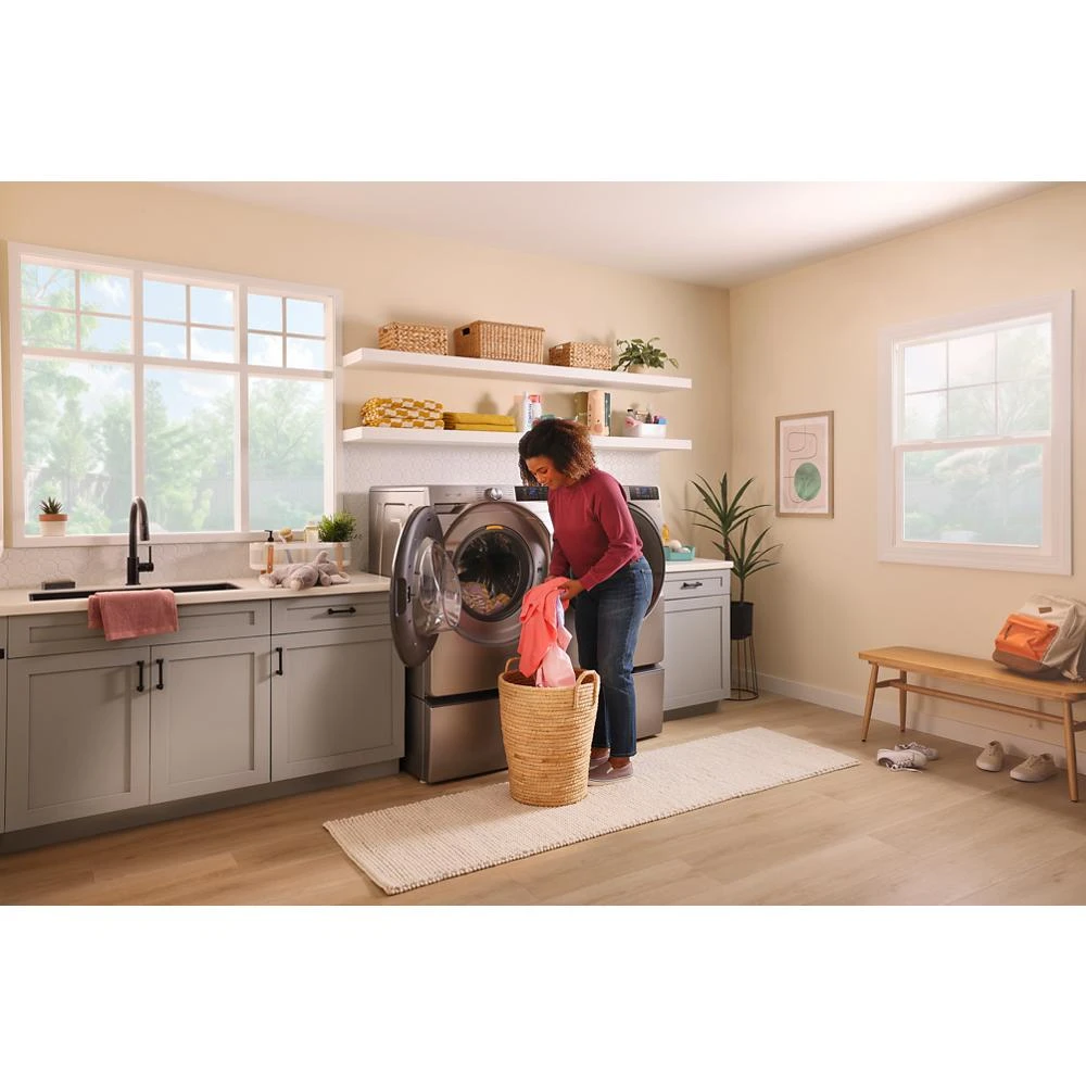 4.5 cu. ft. Smart Front Load ENERGY STAR® Washer with FreshFlow™ Vent System WFW5720RR