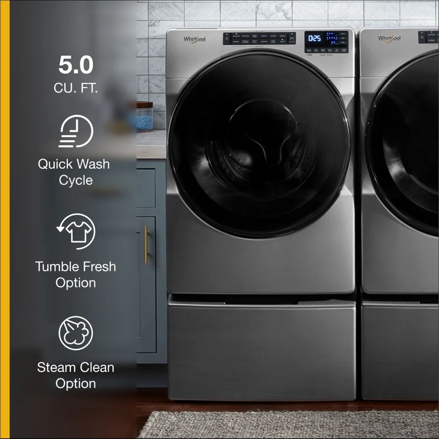 5.0 Cu. Ft. Front Load Washer with Quick Wash Cycle WFW6605MC