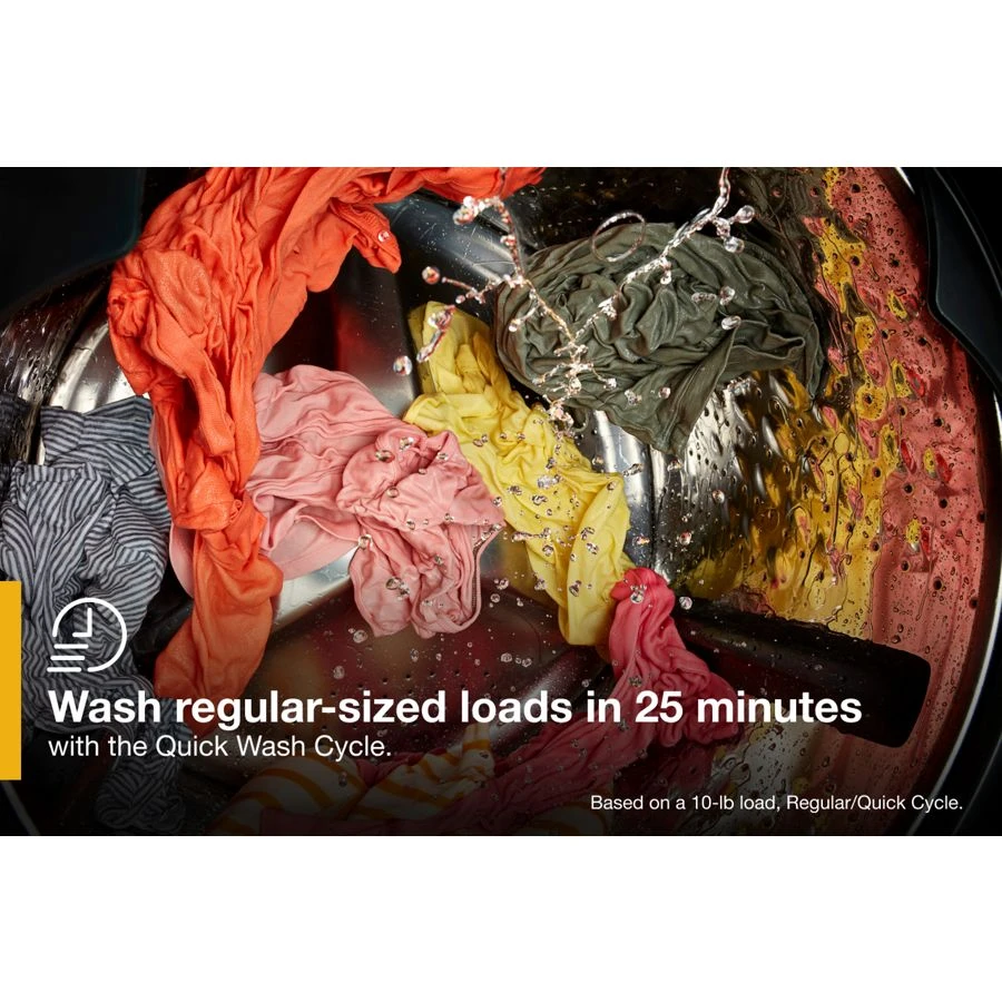 5.0 Cu. Ft. Front Load Washer with Quick Wash Cycle WFW6605MW