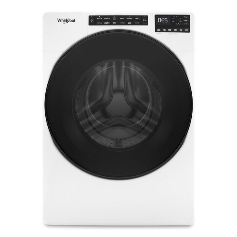 Whirlpool 5.0 Cu. Ft. Front Load Washer with Quick Wash Cycle White WFW6605MW Picture 1