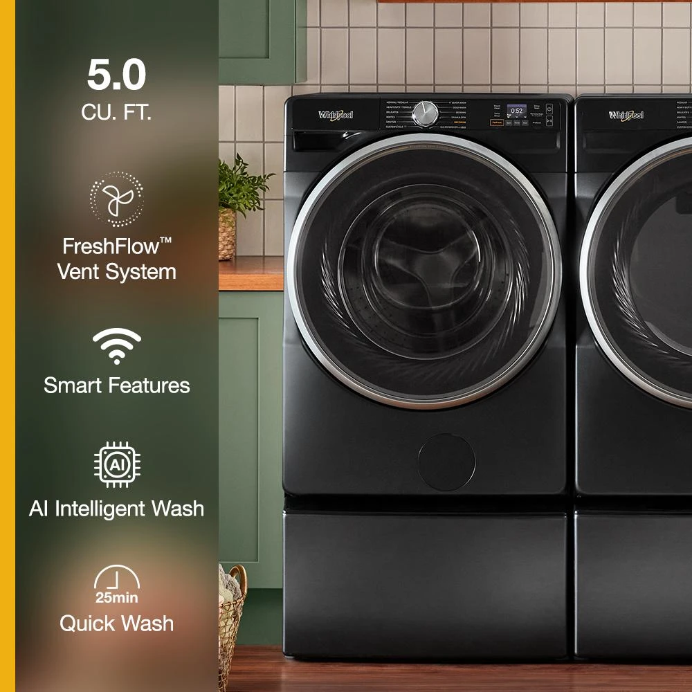 5.0 cu. ft. Smart Front Load ENERGY STAR® Washer with the FreshFlow™ Vent System WFW6720RU