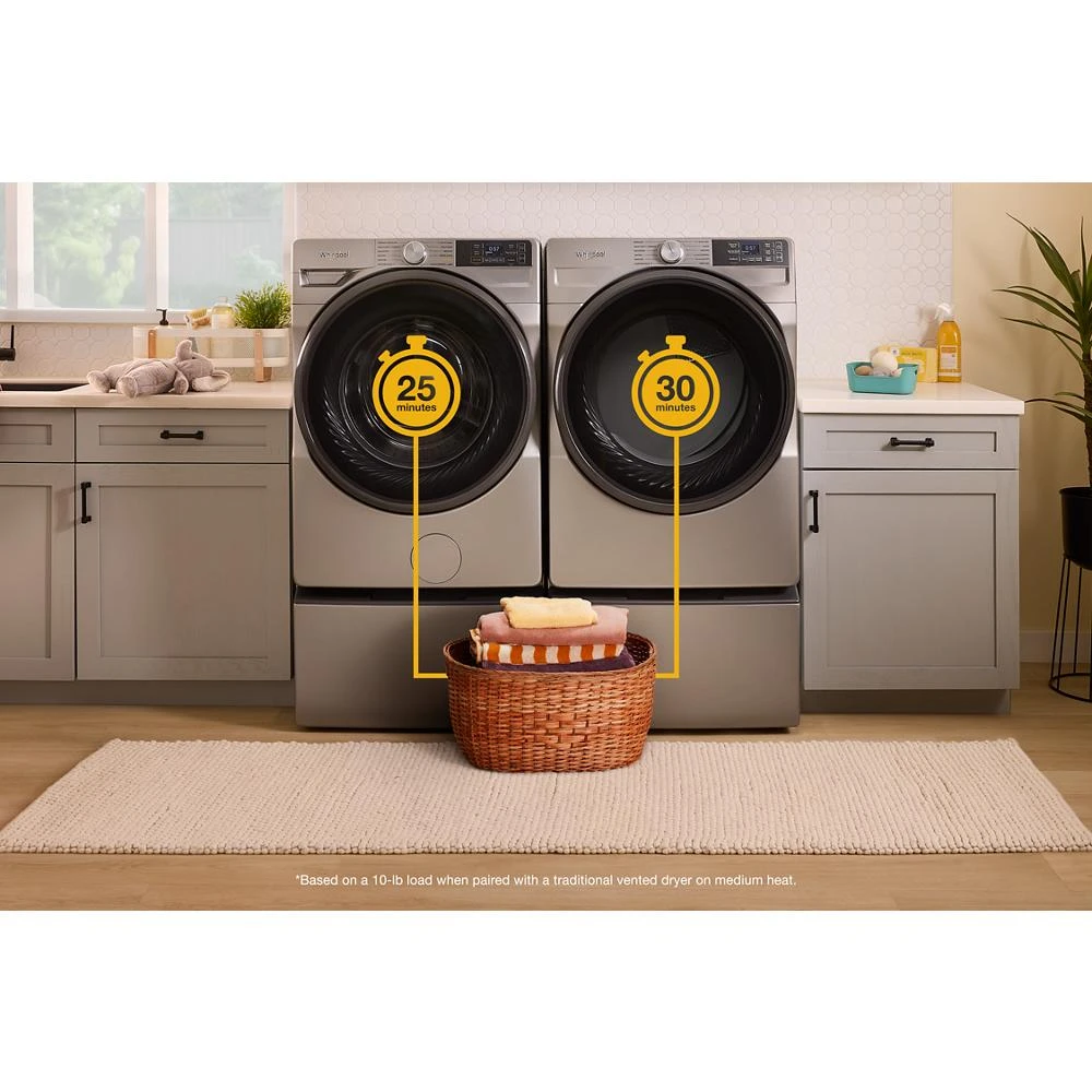5.0 cu. ft. Smart Front Load ENERGY STAR® Washer with the FreshFlow™ Vent System WFW6720RU