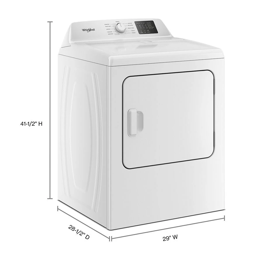 7.0 cu. ft. Gas Dryer with Adaptive Dry - Vented Top Load Matching WGD4105SW
