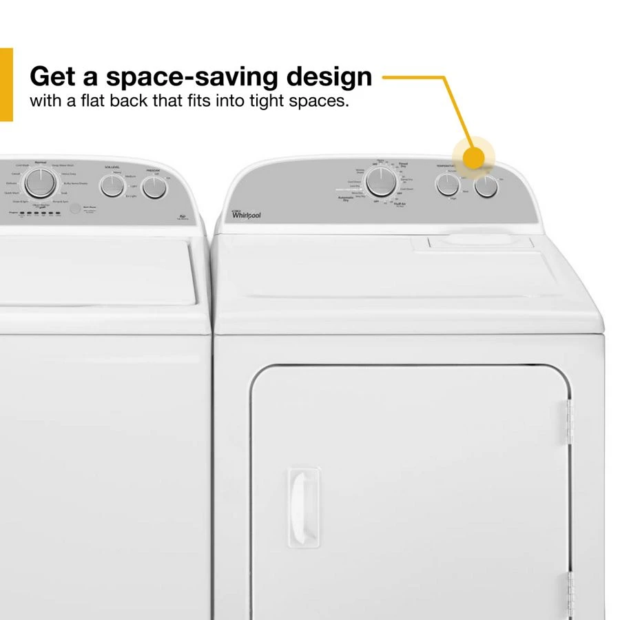 5.9 cu.ft Top Load Gas Dryer with AutoDry™ Drying System WGD4985EW