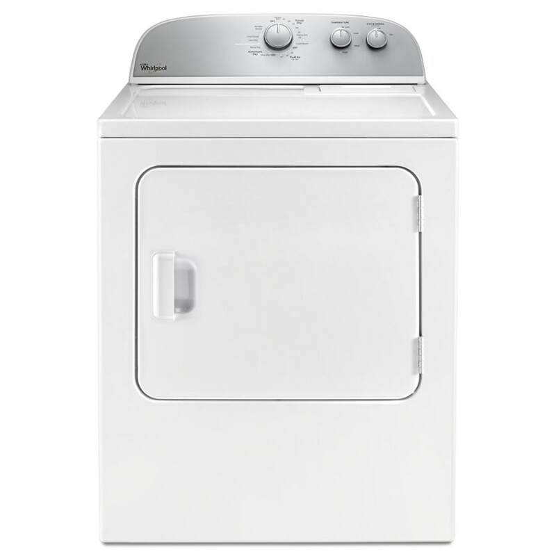 Whirlpool 5.9 cu.ft Front Load Gas Dryer with AutoDry Drying System White WGD4985EW Picture 1