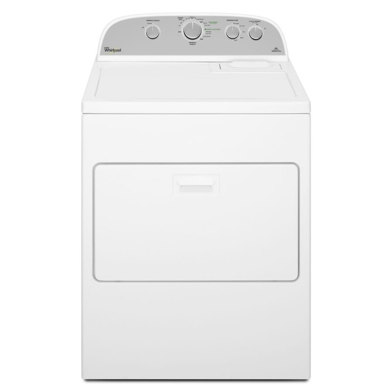 Whirlpool 7.0 cu.ft Front Load Gas Dryer with Wrinkle Shield Plus White WGD5000DW Picture 1