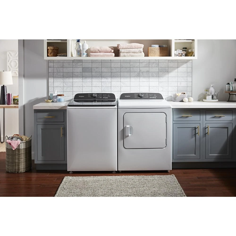 7.0 Cu. Ft. Long Vent Gas Moisture Sensing Dryer WGD500CMW