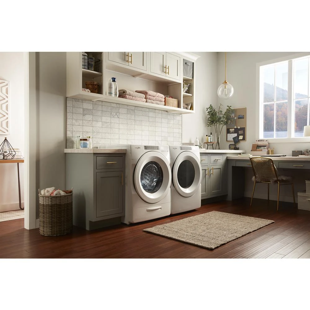7.4 cu. ft. Front Load Gas Dryer with Intuitive Touch Controls WGD5620HW