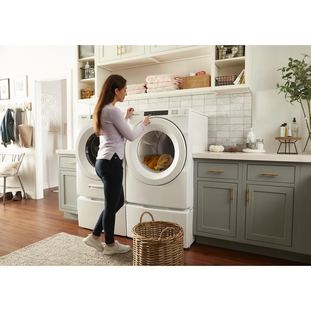 7.4 cu. ft. Front Load Gas Dryer with Intuitive Touch Controls WGD5620HW
