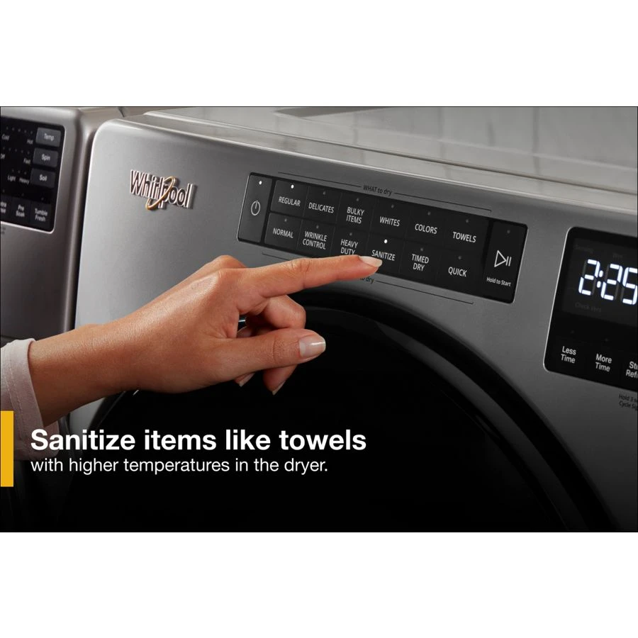 7.4 Cu. Ft. Gas Wrinkle Shield Dryer with Steam WGD6605MC