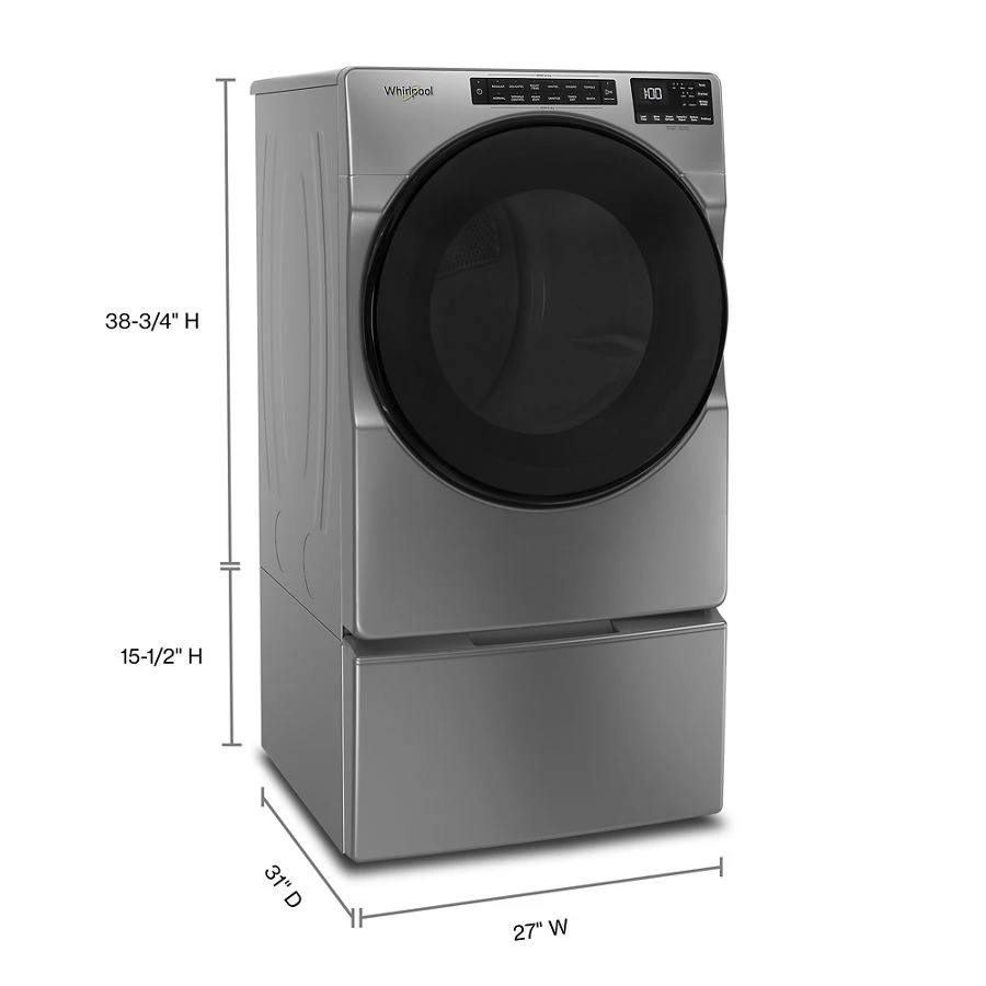 7.4 Cu. Ft. Gas Wrinkle Shield Dryer with Steam WGD6605MC
