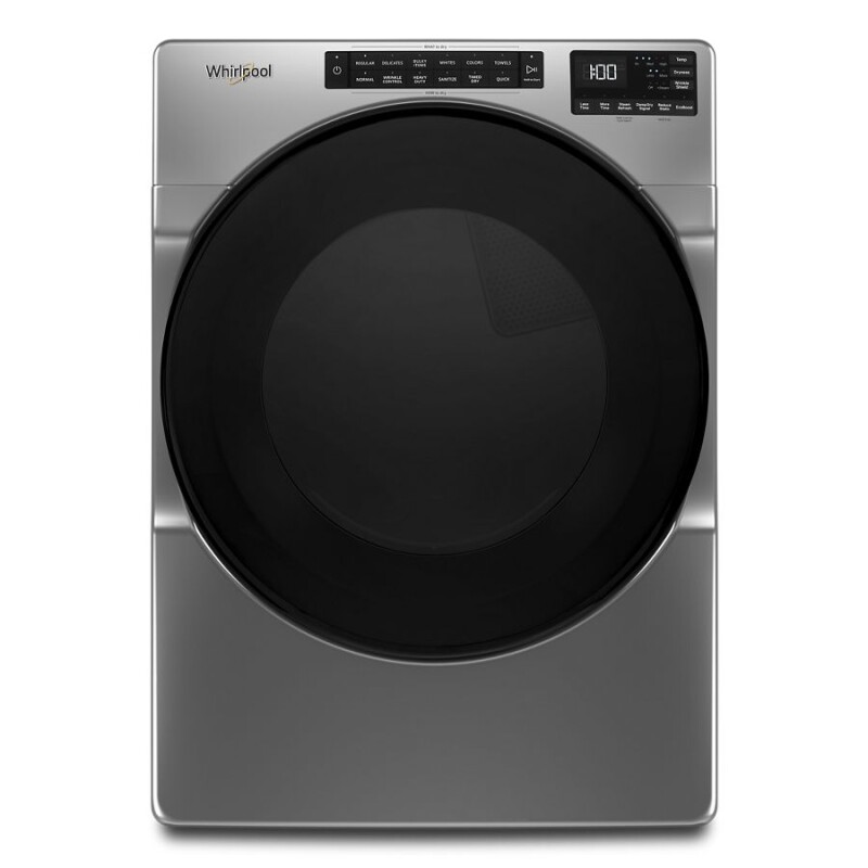 Whirlpool 7.4 Cu. Ft. Gas Wrinkle Shield Dryer with Steam Chrome Shadow WGD6605MC Picture 1