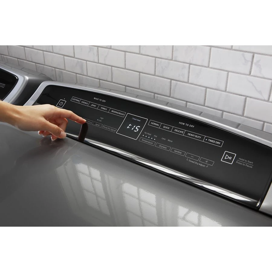 7.4 cu.ft Top Load HE Gas Dryer with AccuDry™, Intuitive Touch Controls WGD7500GC
