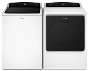 8.8 cu.ft Top Load HE Gas Dryer with Advanced Moisture Sensing, Intuitive Touch Controls WGD8000DW