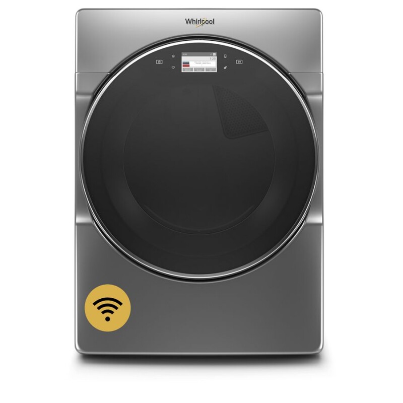 Whirlpool 7.4 cu. ft. Smart Front Load Gas Dryer Chrome Shadow WGD9620HC Picture 1