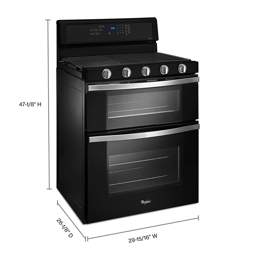 6.7 Cu. Ft. Electric Double Oven Range with True Convection WGE745C0FH