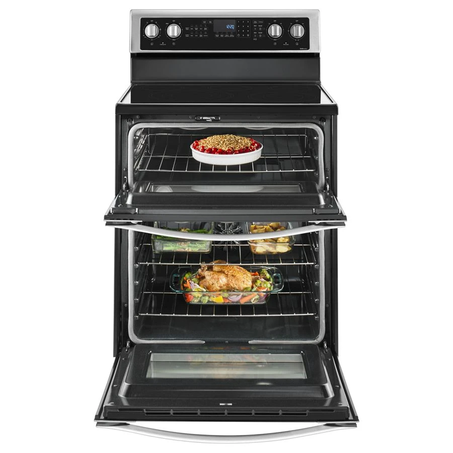 6.7 Cu. Ft. Electric Double Oven Range with True Convection WGE745C0FS