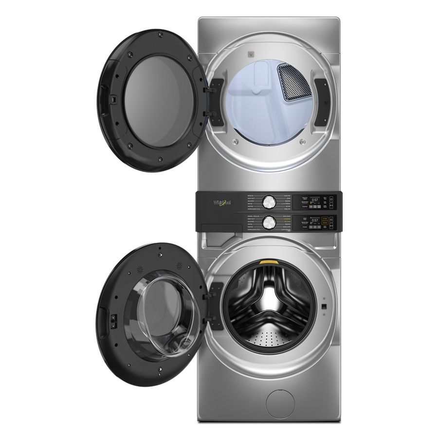 Smart ENERGY STAR® Front Load Laundry Tower with UV Clean Technology & FreshFlowTM Vent System 4.5 cu. ft. Washer & 7.4 cu. ft. Gas Dryer WGF5727TR