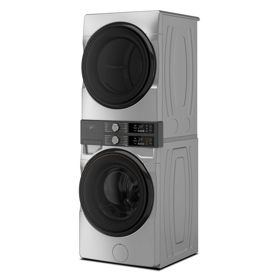 Smart ENERGY STAR® Front Load Laundry Tower with UV Clean Technology & FreshFlowTM Vent System 4.5 cu. ft. Washer & 7.4 cu. ft. Gas Dryer WGF5727TR