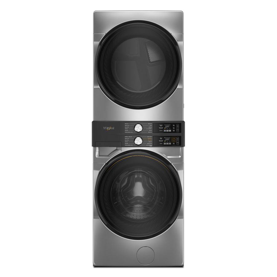 Smart ENERGY STAR® Front Load Laundry Tower with UV Clean Technology & FreshFlowTM Vent System 4.5 cu. ft. Washer & 7.4 cu. ft. Gas Dryer WGF5727TR