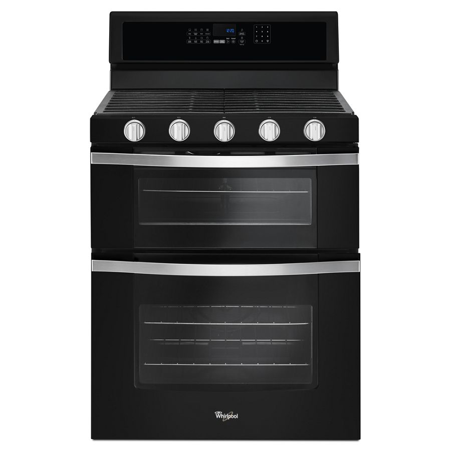 6.0 Cu. Ft. Gas Double Oven Range with EZ-2-Lift™ Hinged Grates WGG745S0FS