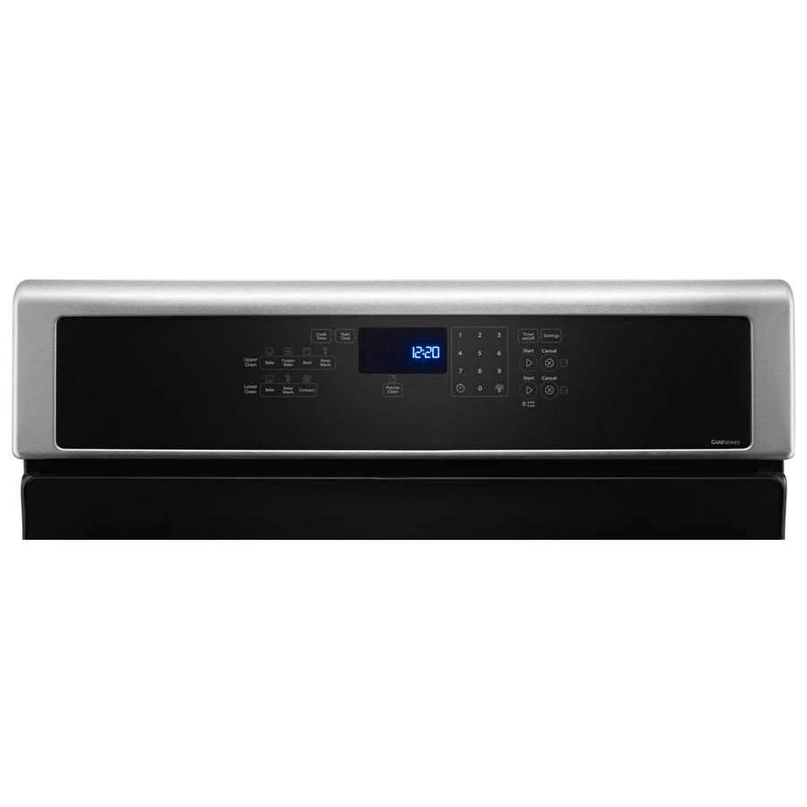 6.0 Cu. Ft. Gas Double Oven Range with EZ-2-Lift™ Hinged Grates WGG745S0FS